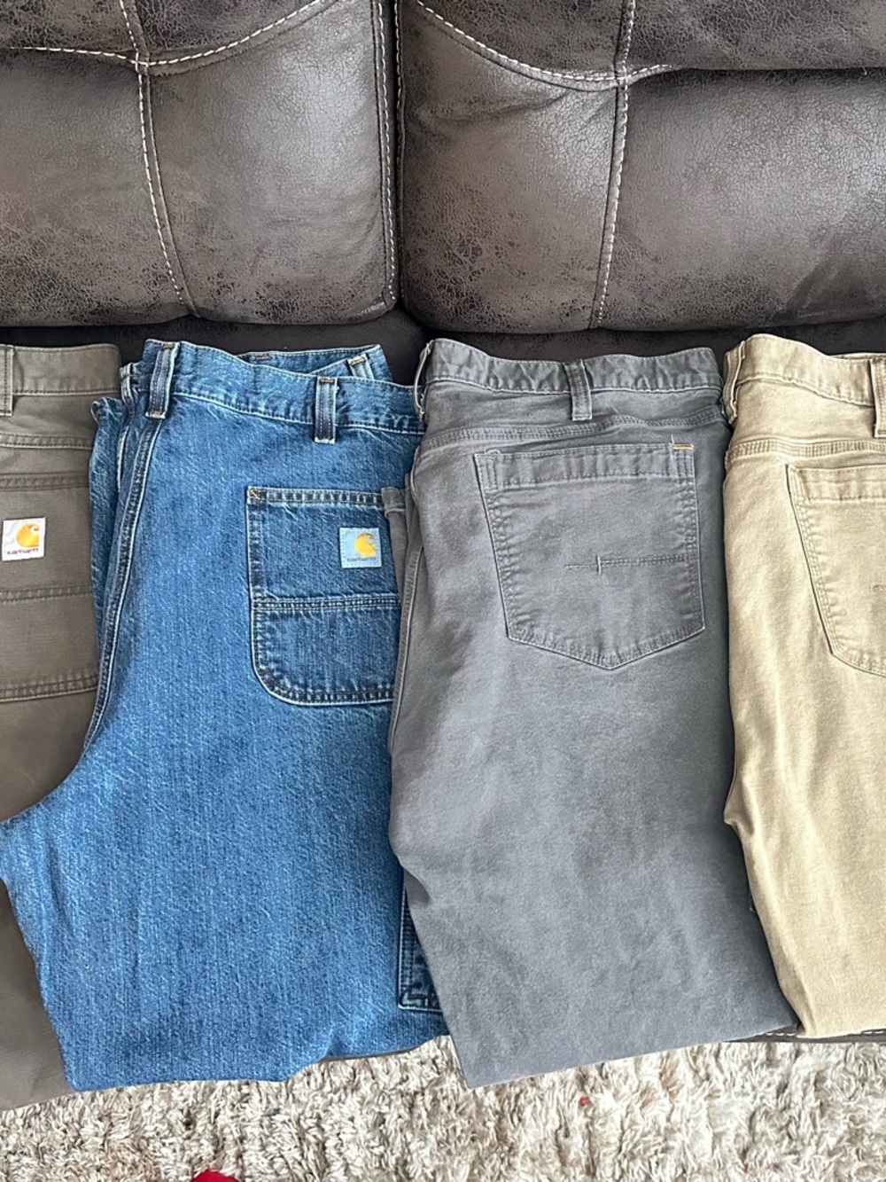 Carhartt/Ariat Men’s 40/30 Pants bundle of 4